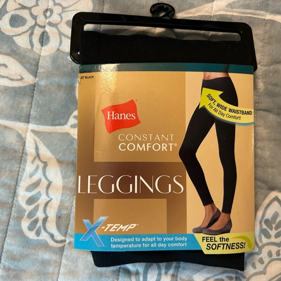 L’eggs Hanes X-Temp® Constant Comfort® Leggings Women’s Size‎ Large - Picture 2 of 3